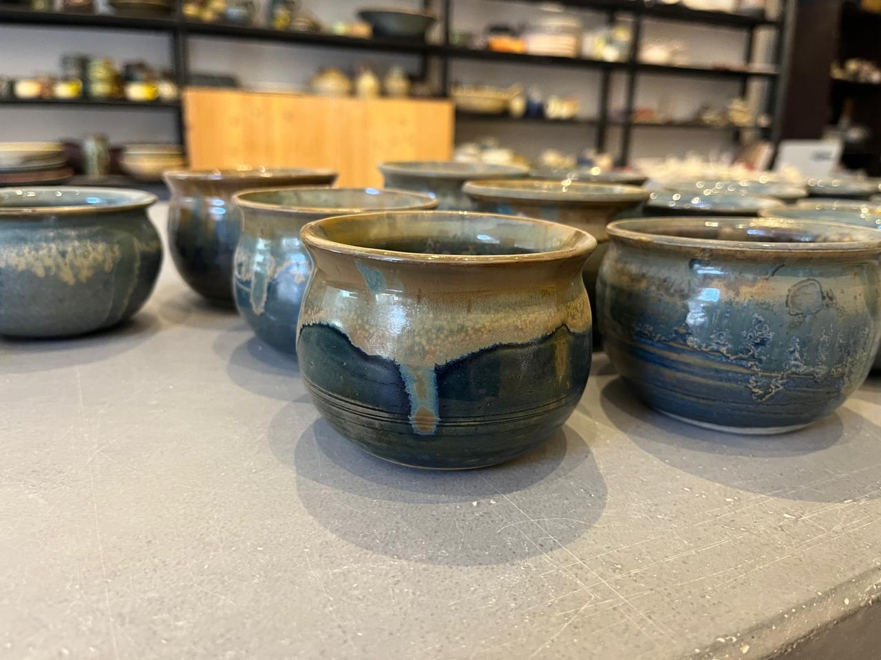 Crystal tall bowls