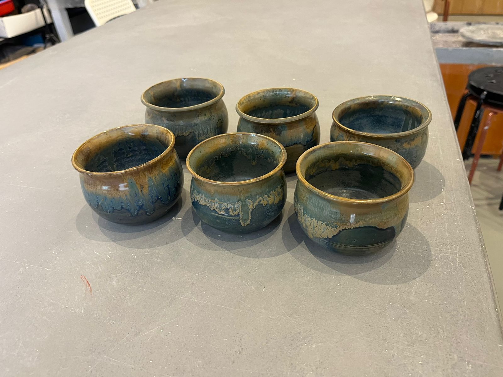 Crystal glazed set