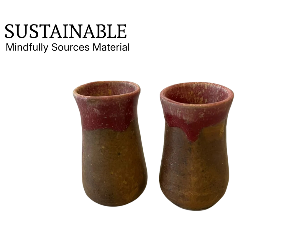 Shot glasses tall Rustic Brown (1 Set)