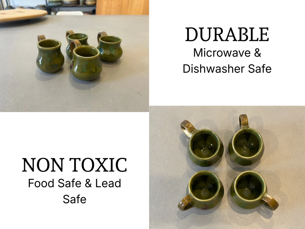 Shot glasses Olive Green (1 Set)