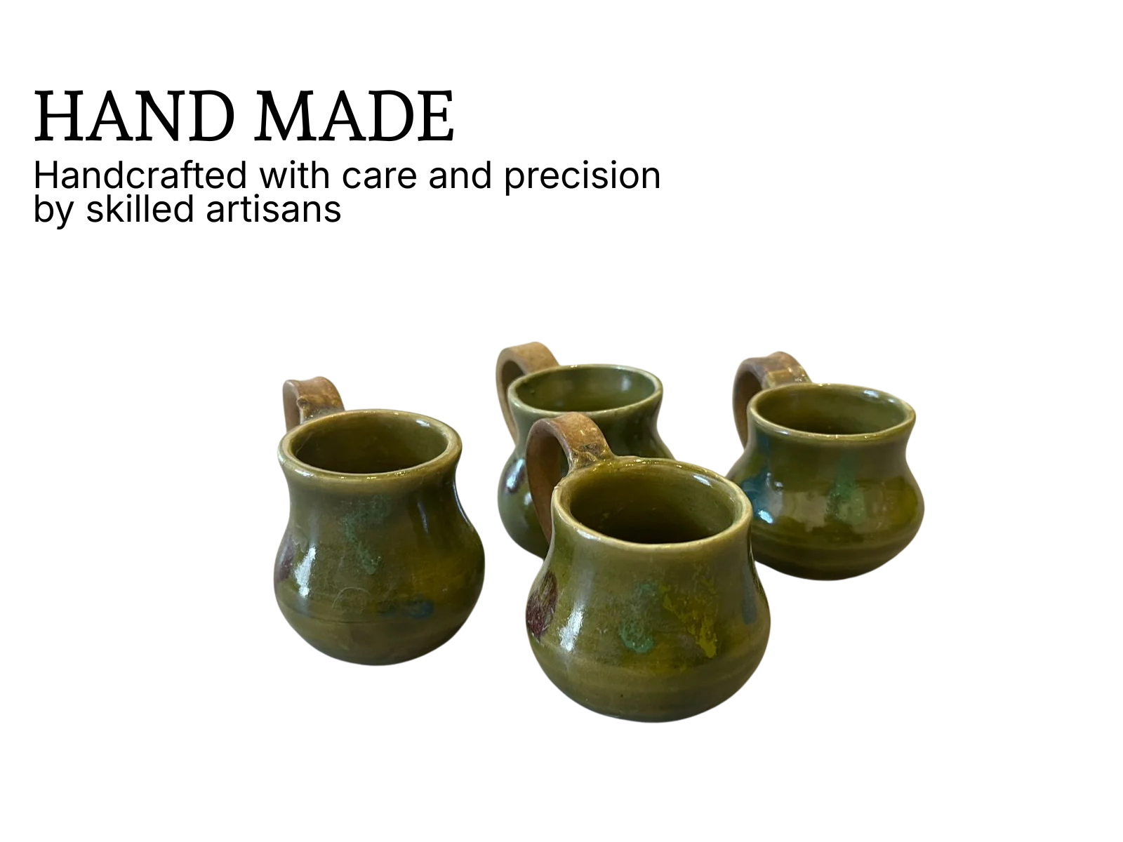 Shot glasses Olive Green (1 Set)