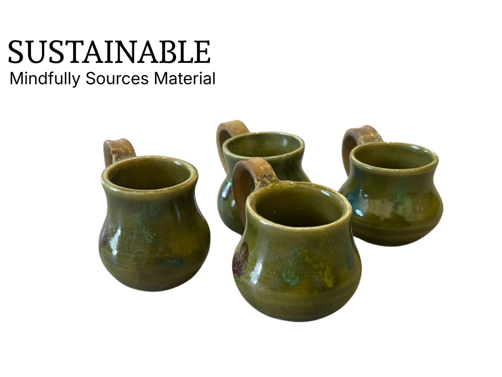 Shot glasses Olive Green (1 Set)