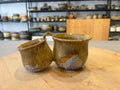 Dip / Condiments / Dry Fruits Joint Bowls Rustic Amber Brown (1 Set)