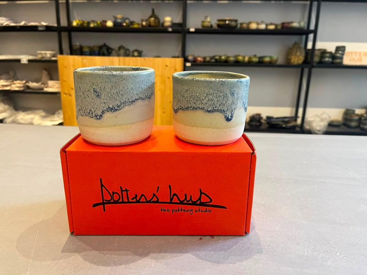 Zen Sip – Ceramic Cups | Set of 2 in Gift Box